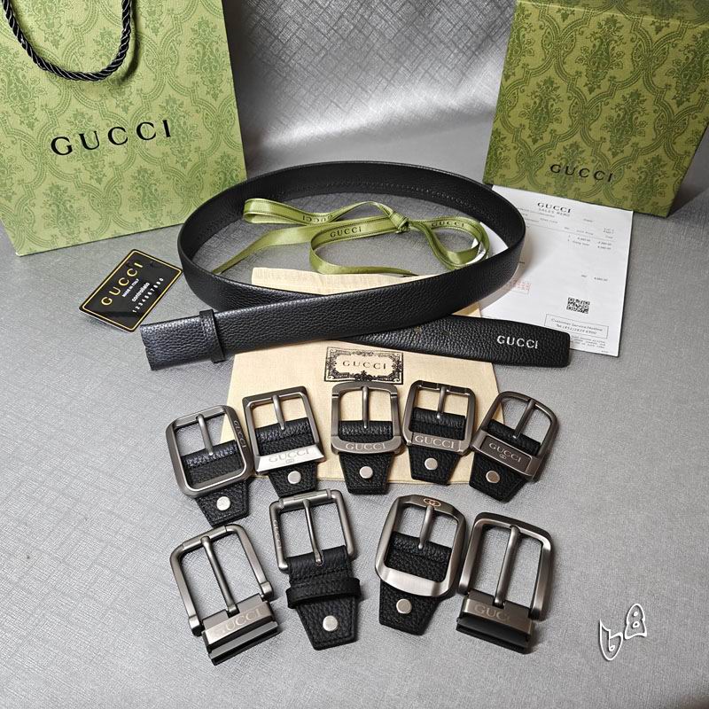 Gucci belt 38mmX90-125cm lb (58)
