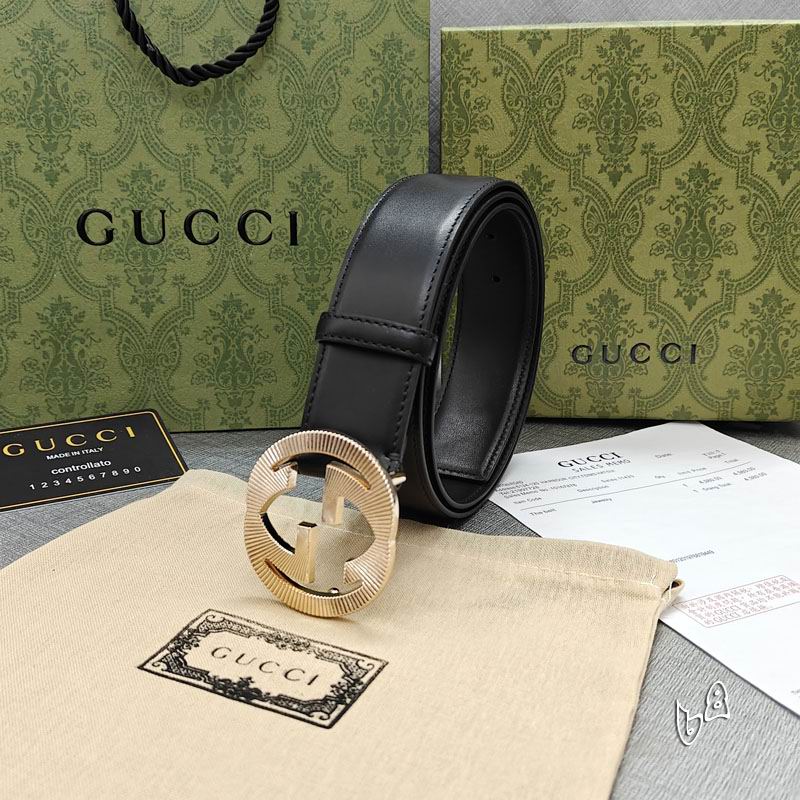 Gucci belt 38mmX90-125cm lb (6)