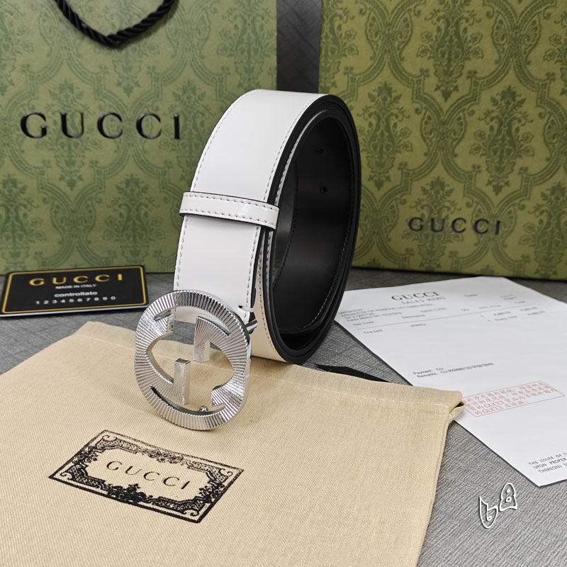 Gucci belt 38mmX90-125cm lb (9)