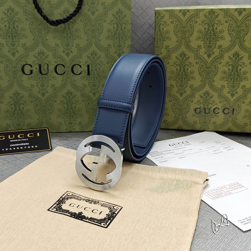 Gucci belt 38mmX90-125cm lb (9)