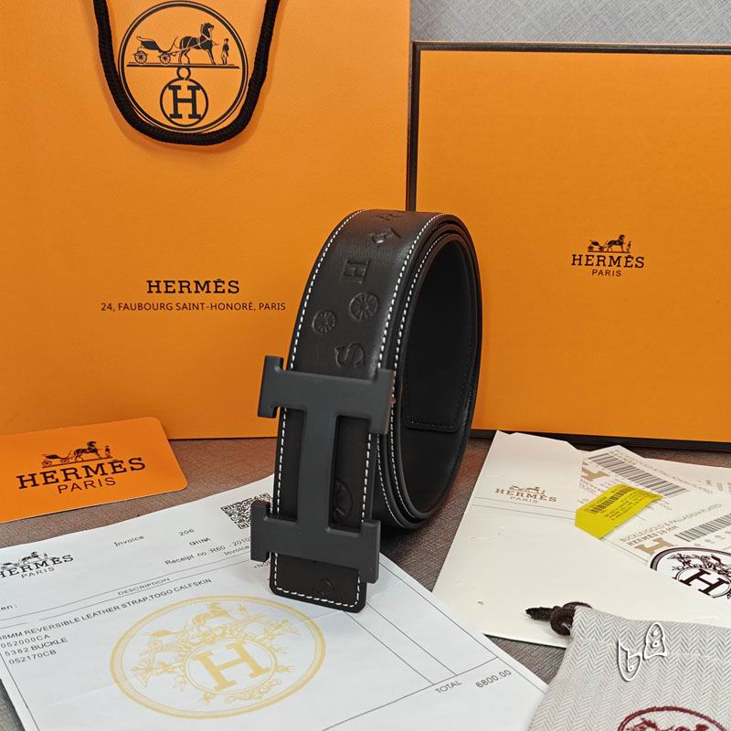 Hermes belt 38mmX90-125cm lb (18)