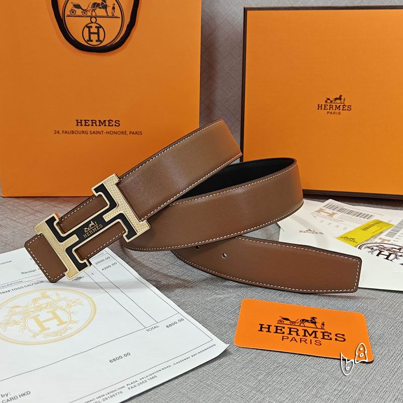 Hermes belt 38mmX90-125cm lb (19)