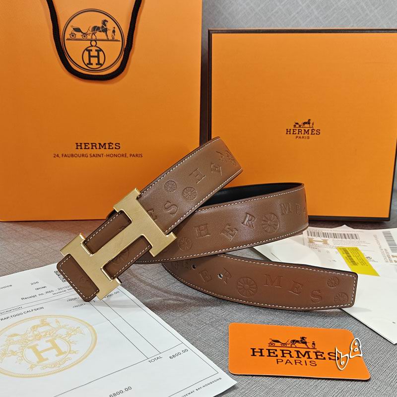 Hermes belt 38mmX90-125cm lb (2)