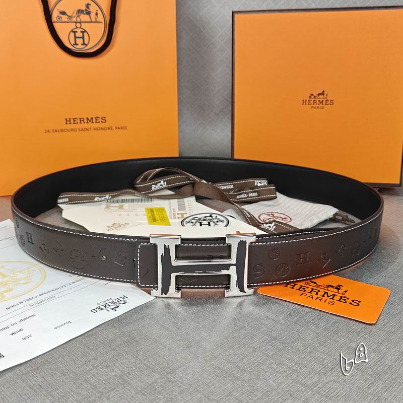 Hermes belt 38mmX90-125cm lb (21)