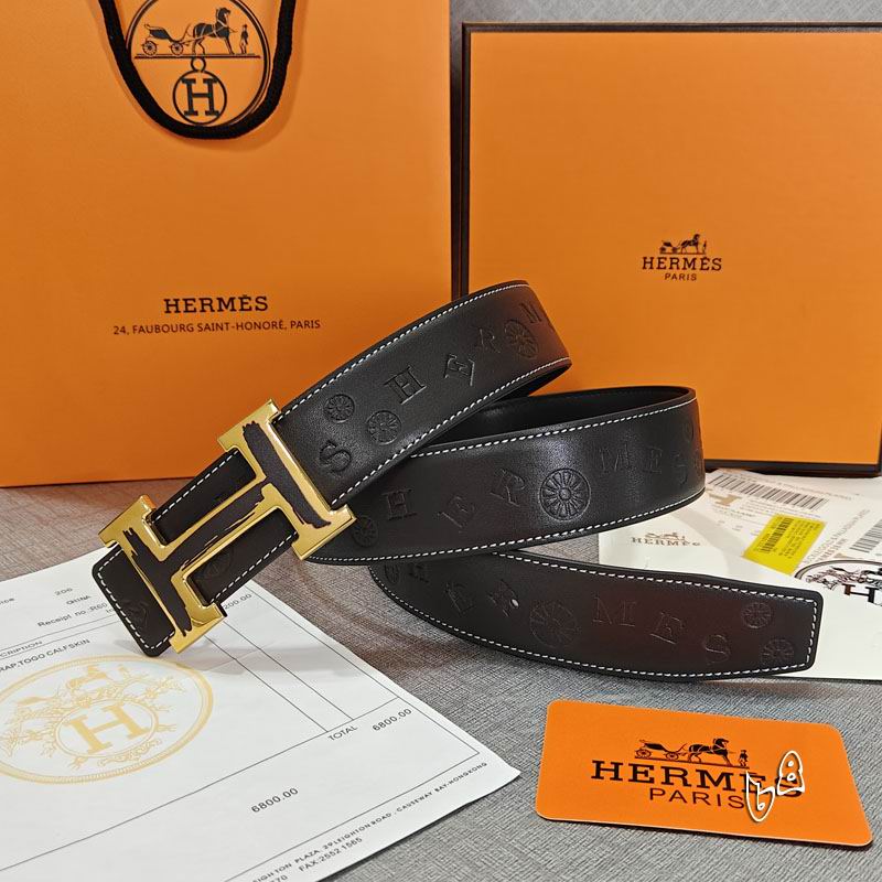 Hermes belt 38mmX90-125cm lb (28)