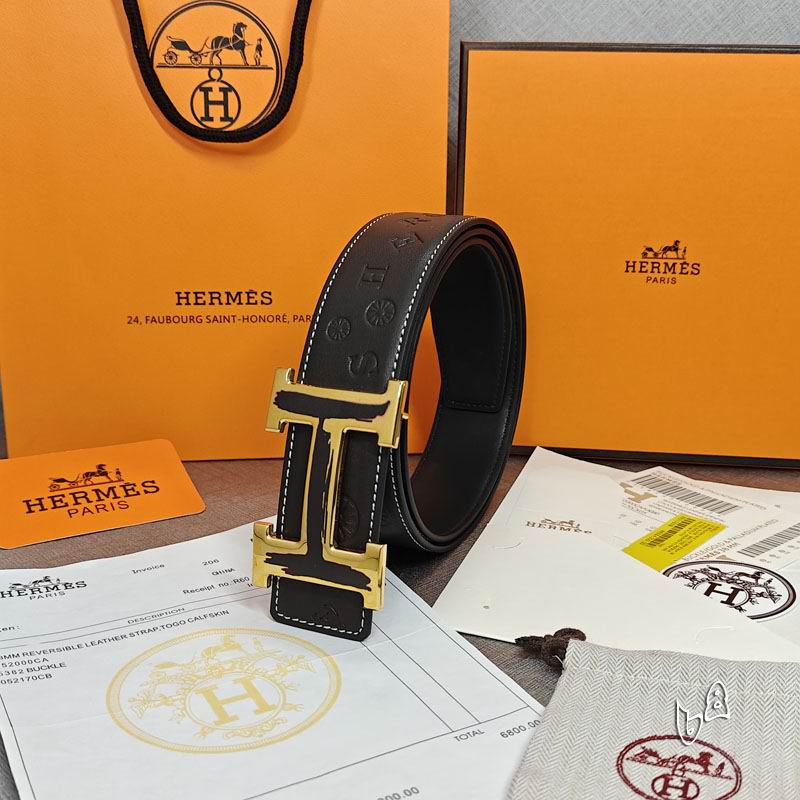 Hermes belt 38mmX90-125cm lb (29)