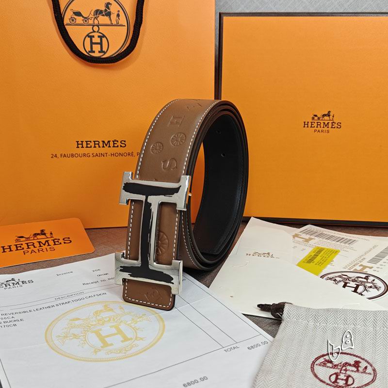 Hermes belt 38mmX90-125cm lb (32)