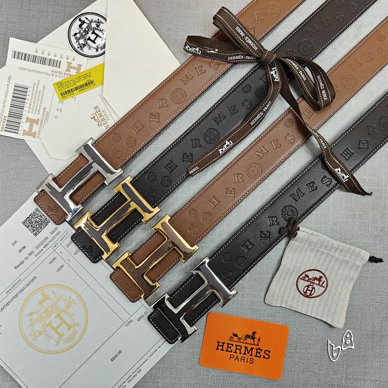 Hermes belt 38mmX90-125cm lb (33)