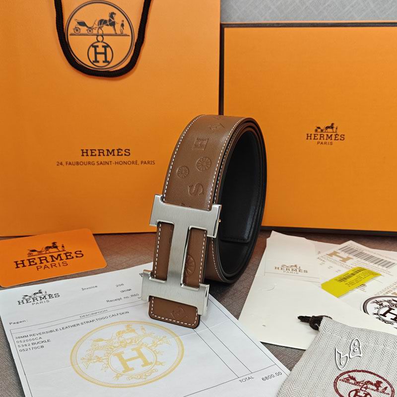 Hermes belt 38mmX90-125cm lb (6)