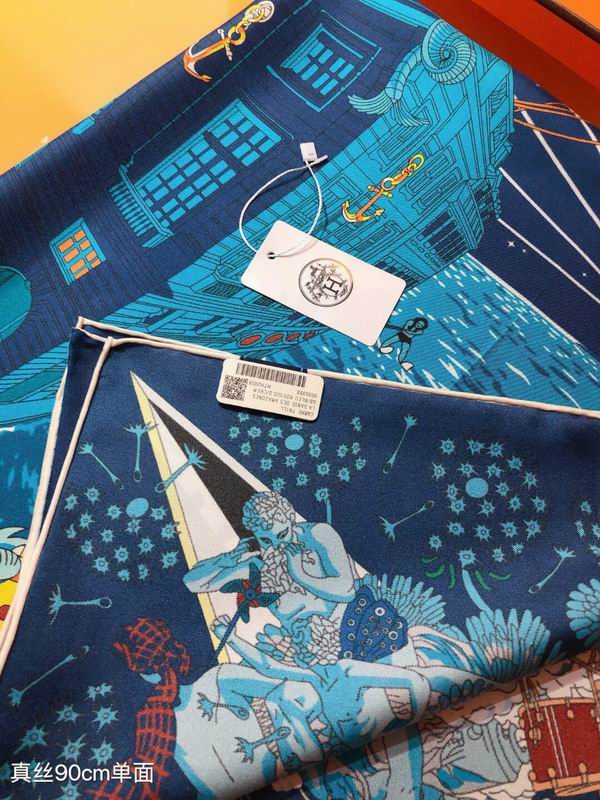 Hermes silk  scarf 90X90cm E02 (11)