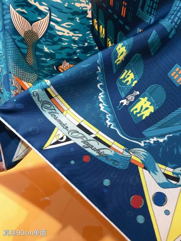 Hermes silk  scarf 90X90cm E02 (14)