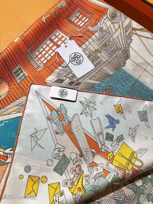 Hermes silk  scarf 90X90cm E02 (3)