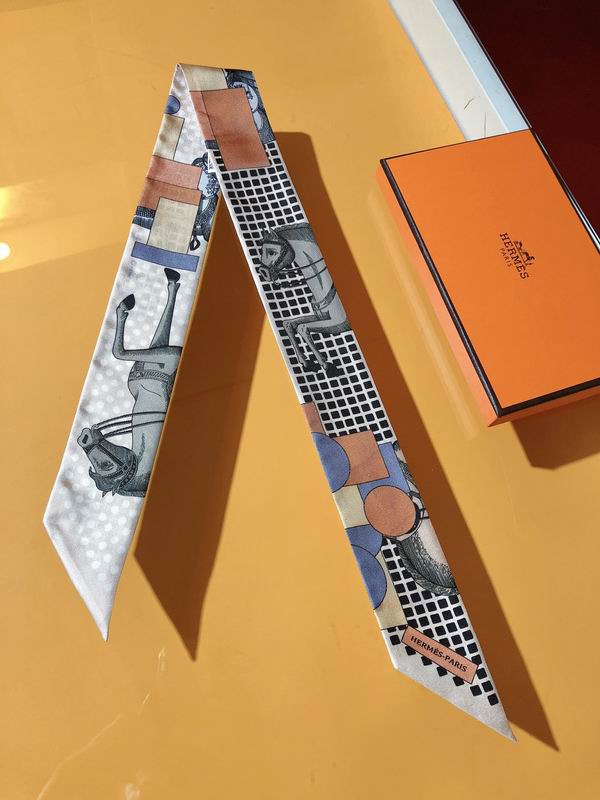 Hermes silk ribbon 5X86cm E10 (11)