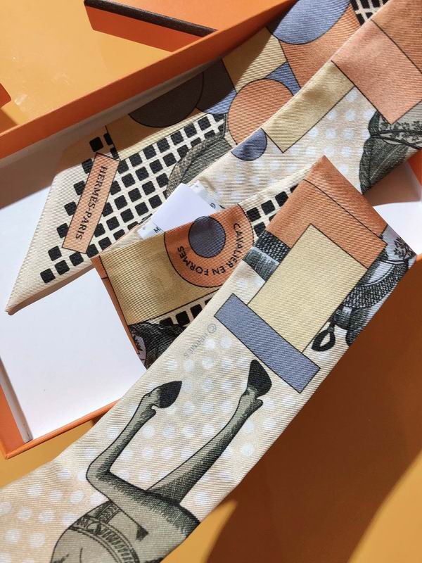 Hermes silk ribbon 5X86cm E10 (12)