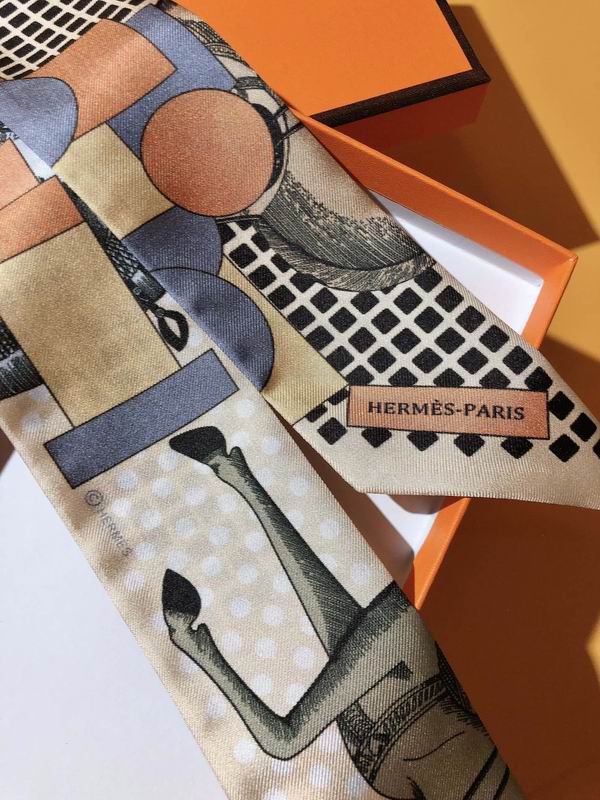 Hermes silk ribbon 5X86cm E10 (13)