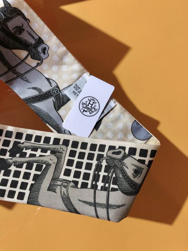 Hermes silk ribbon 5X86cm E10 (14)