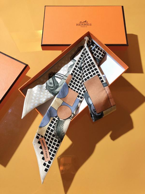Hermes silk ribbon 5X86cm E10 (15)