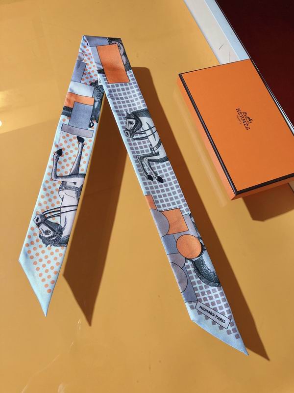 Hermes silk ribbon 5X86cm E10 (2)