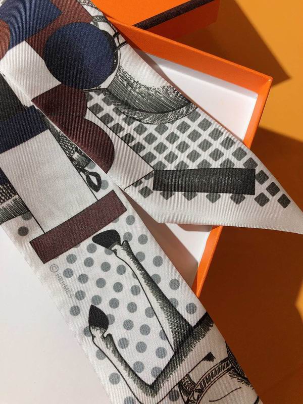 Hermes silk ribbon 5X86cm E10 (22)