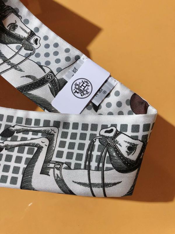 Hermes silk ribbon 5X86cm E10 (23)