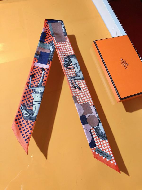 Hermes silk ribbon 5X86cm E10 (29)