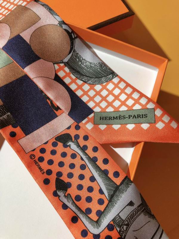 Hermes silk ribbon 5X86cm E10 (31)