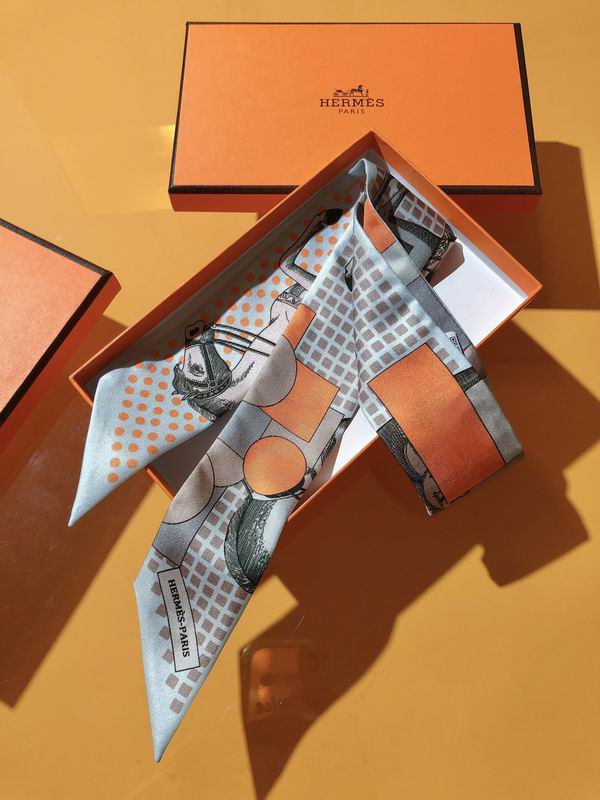 Hermes silk ribbon 5X86cm E10 (6)