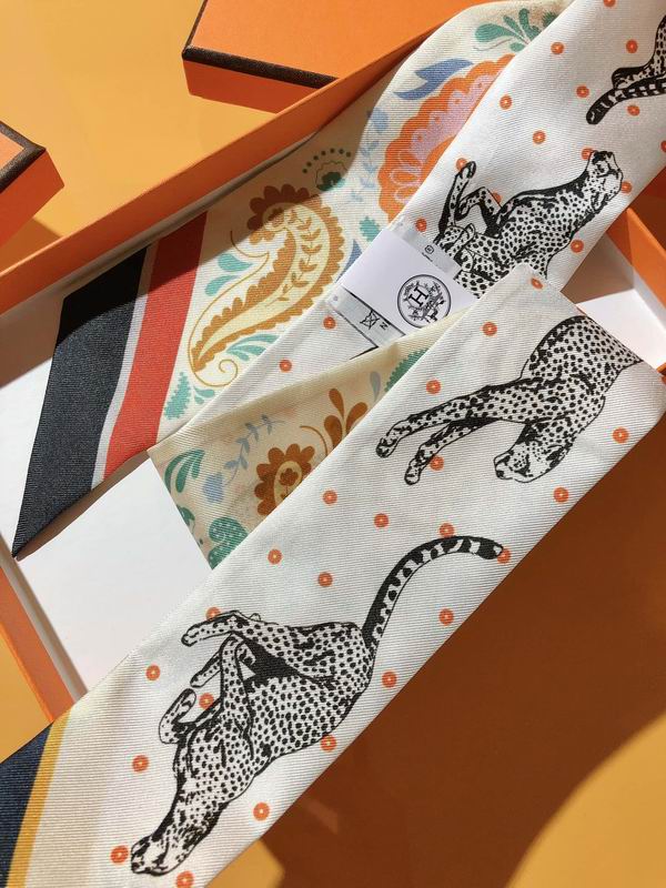 Hermes silk ribbon 5X86cm E11 (12)