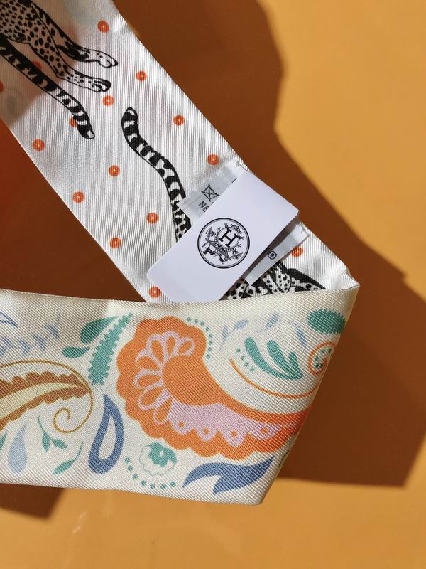 Hermes silk ribbon 5X86cm E11 (14)