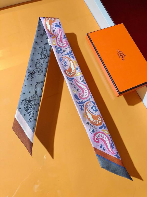Hermes silk ribbon 5X86cm E11 (2)