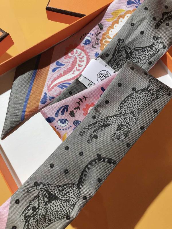 Hermes silk ribbon 5X86cm E11 (3)