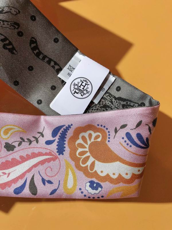 Hermes silk ribbon 5X86cm E11 (5)