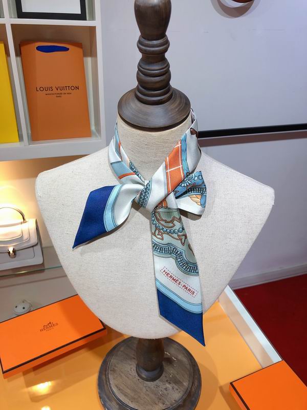 Hermes silk ribbon 5X86cm E13 (1)