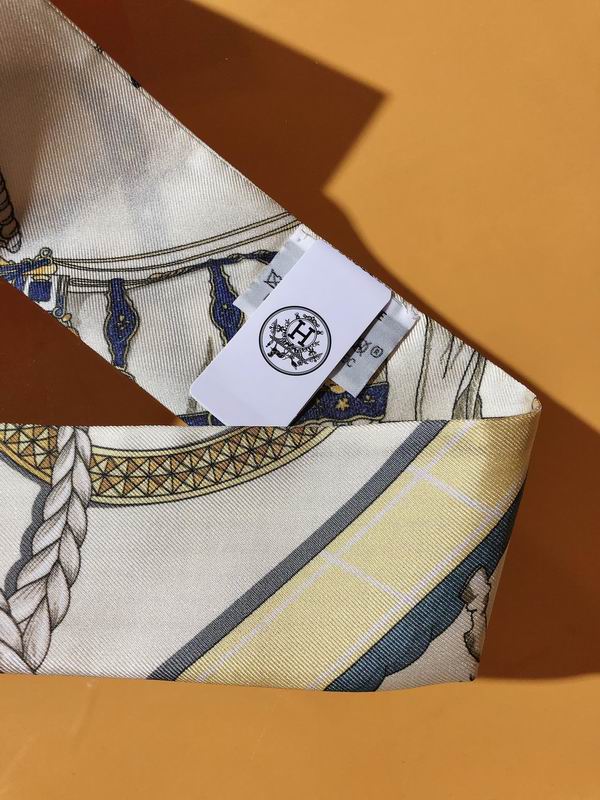 Hermes silk ribbon 5X86cm E13 (14)