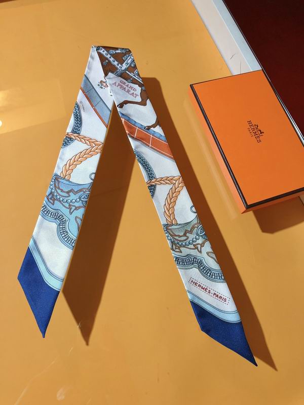 Hermes silk ribbon 5X86cm E13 (2)