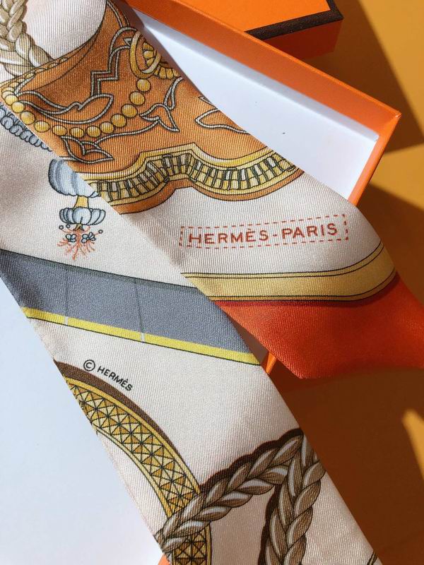 Hermes silk ribbon 5X86cm E13 (22)