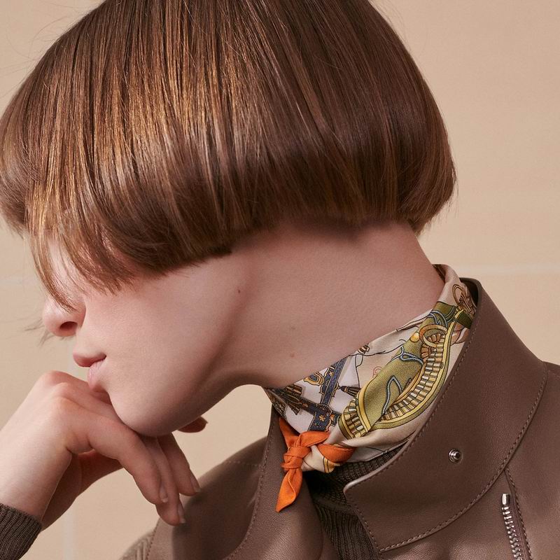 Hermes silk ribbon 5X86cm E13 (25)