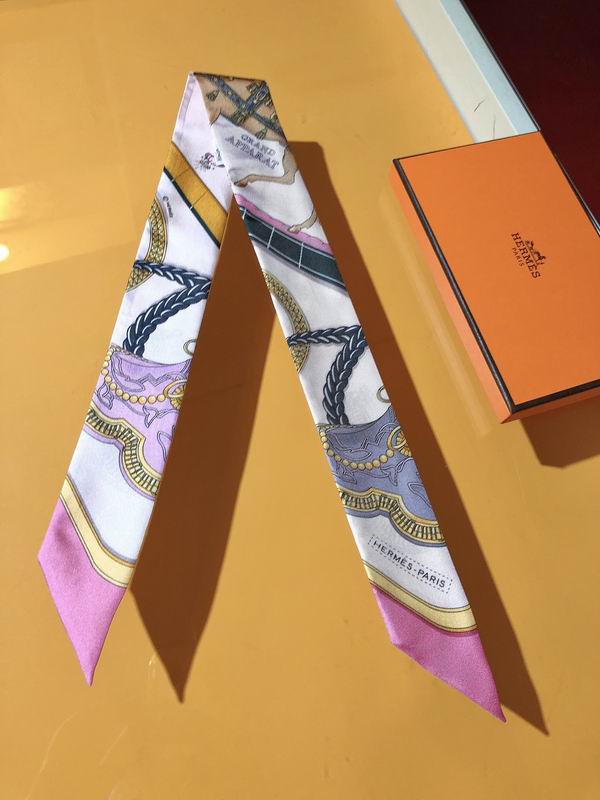 Hermes silk ribbon 5X86cm E13 (29)