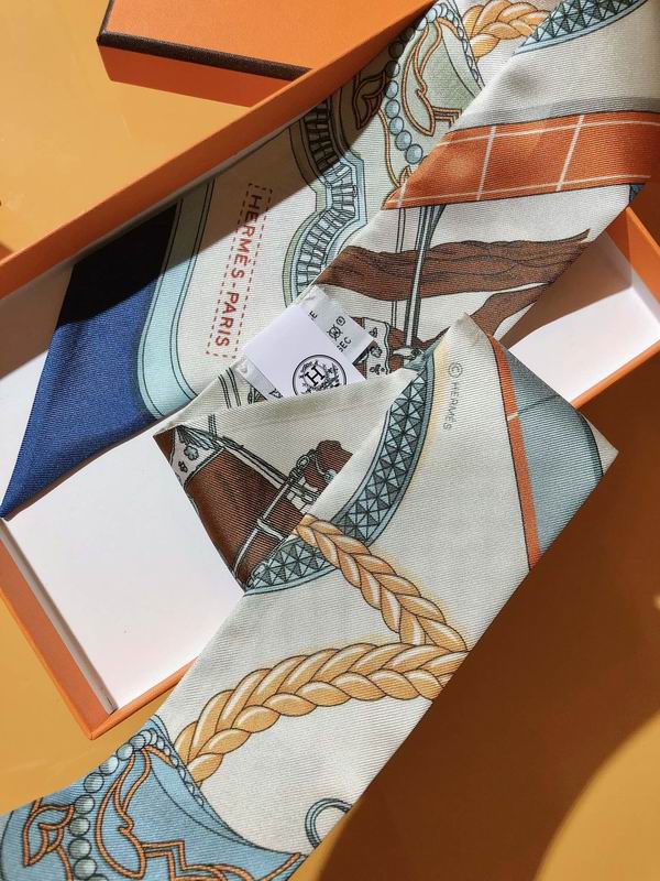 Hermes silk ribbon 5X86cm E13 (3)