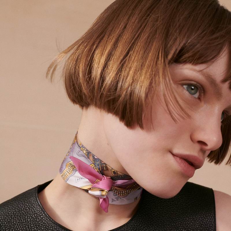 Hermes silk ribbon 5X86cm E13 (34)