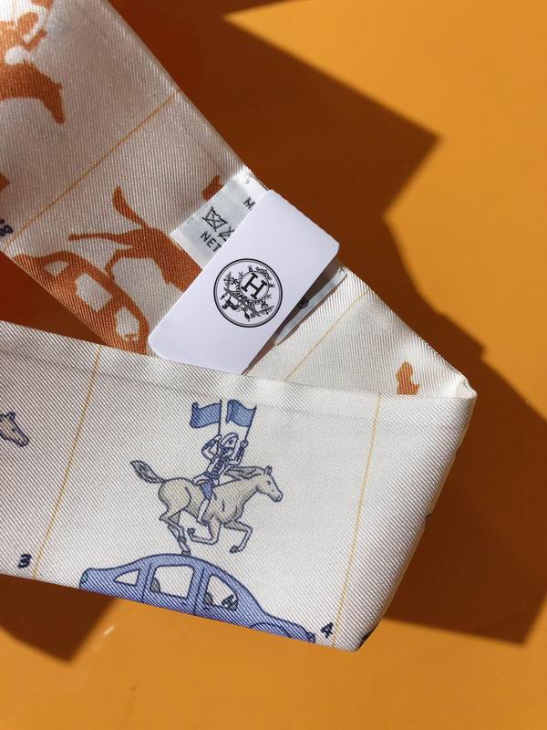 Hermes silk ribbon 5X86cm E14 (14)