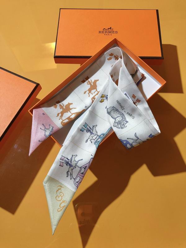 Hermes silk ribbon 5X86cm E14 (15)