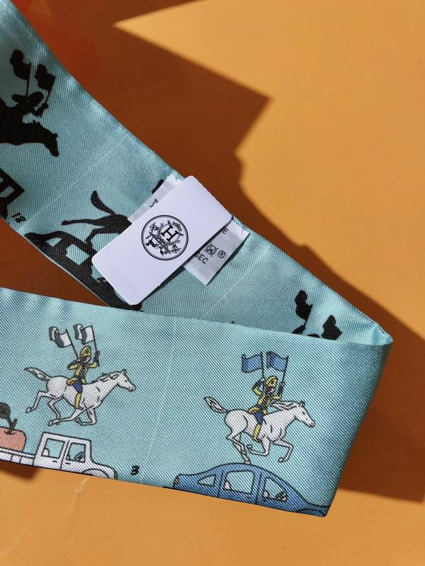 Hermes silk ribbon 5X86cm E14 (23)