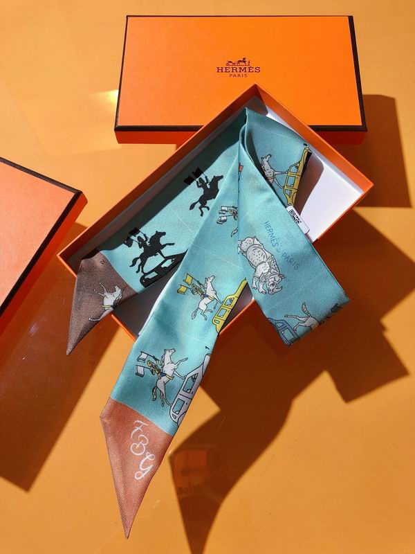 Hermes silk ribbon 5X86cm E14 (24)