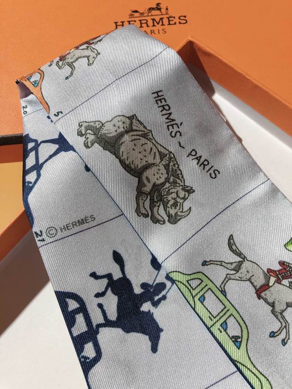 Hermes silk ribbon 5X86cm E14 (31)