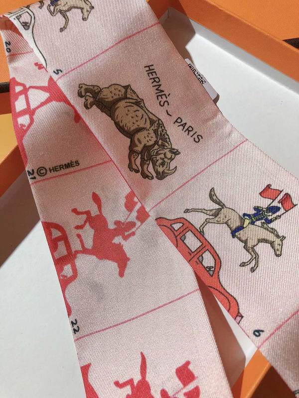 Hermes silk ribbon 5X86cm E14 (4)