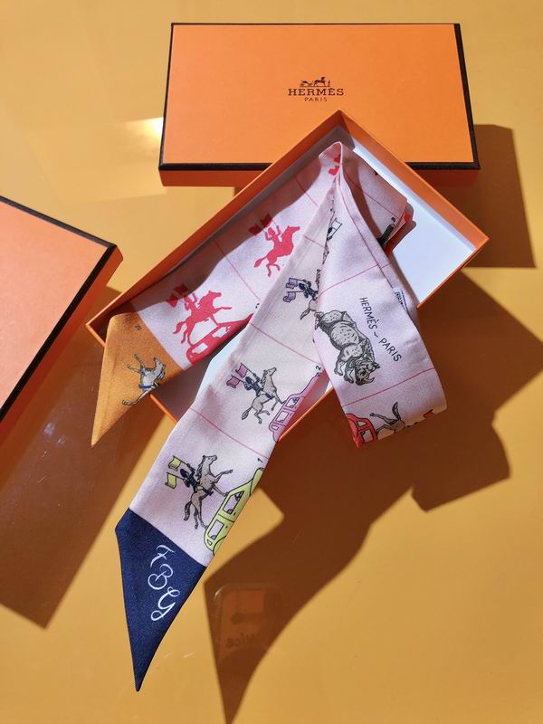 Hermes silk ribbon 5X86cm E14 (6)
