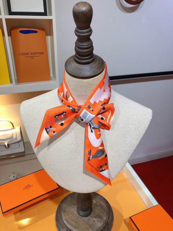 Hermes silk ribbon 5X86cm E17 (13)