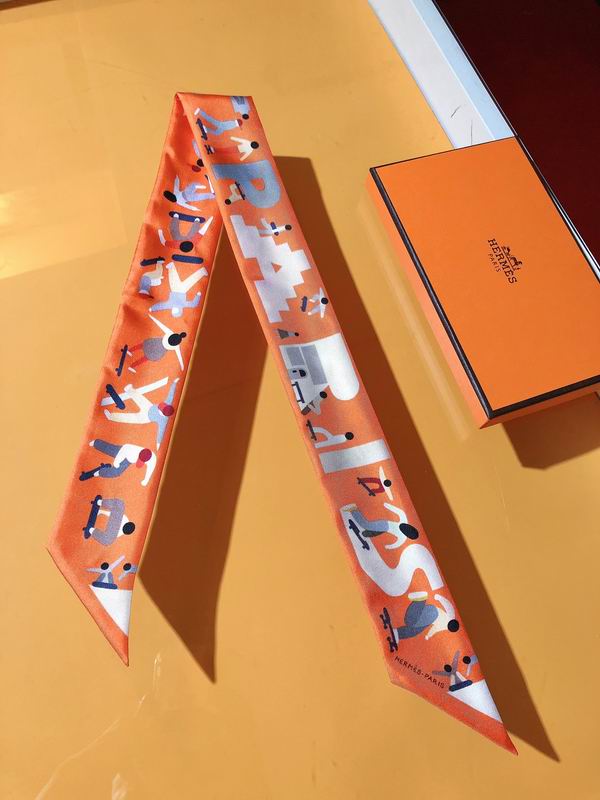 Hermes silk ribbon 5X86cm E17 (14)