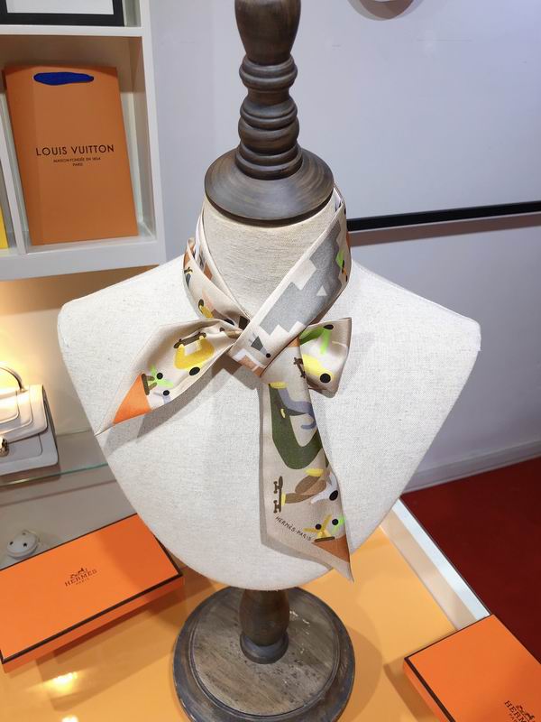 Hermes silk ribbon 5X86cm E17 (22)